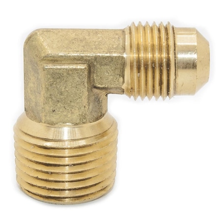 Thrifco Plumbing No. 49 3/8 Inch x 1/2 Inch Brass Flare MIP Elbow 6949015